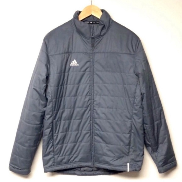Adidas SL Transition Grey Light Puffer Jacket - Picture 1 of 9